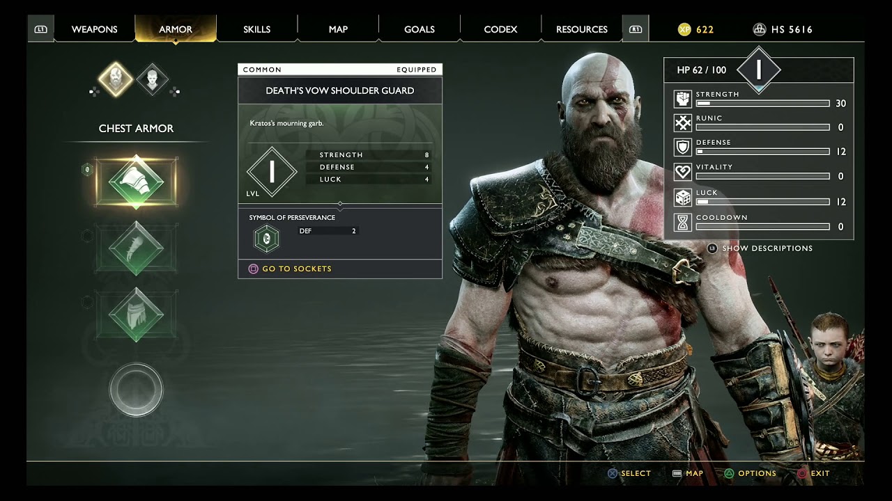 God of War 2018 Digital Deluxe Pre Order Items Exile's Guardian