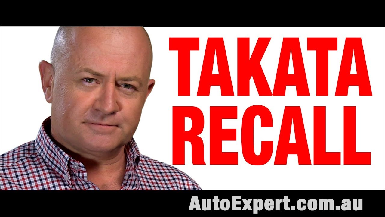Takata Airbag Recall: Don't disconnect your airbags | Auto Expert John Cadogan