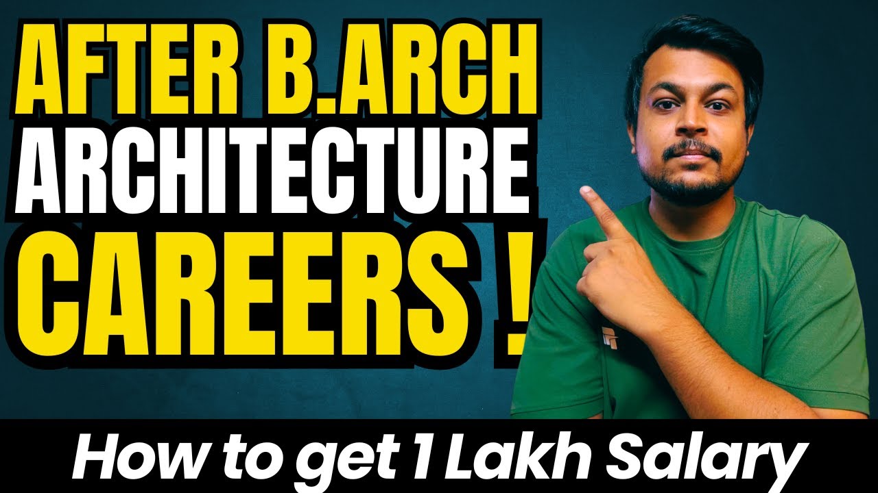 How To Get ₹1 Lakh Salary In Architecture After BArch | Top High Income Jobs for Architects