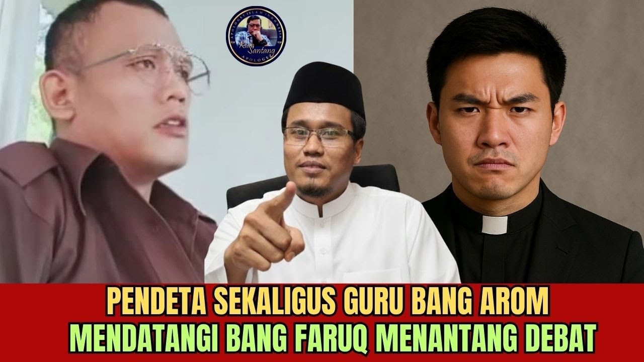 GURU BESAR BANG AROM DATANGI BANG FARUQ.MENANTANG DEBAT SECARA TERBUKA