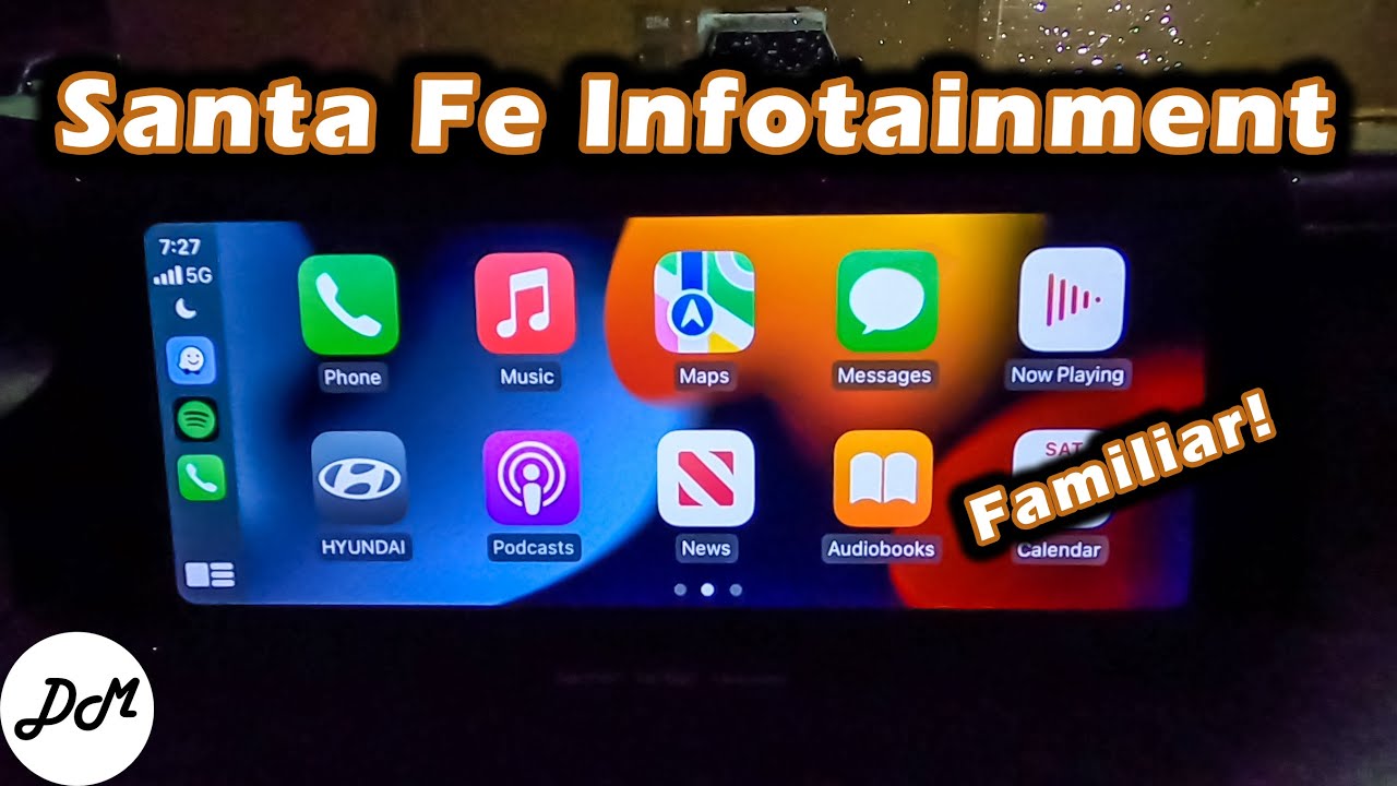 2022 Hyundai Santa Fe — Infotainment Review | Touchscreen, Apple CarPlay, Android Auto How-To