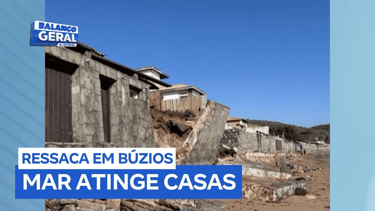 Mar atinge nove casas na Praia do Canto e área foi isolada pela Defesa Civil