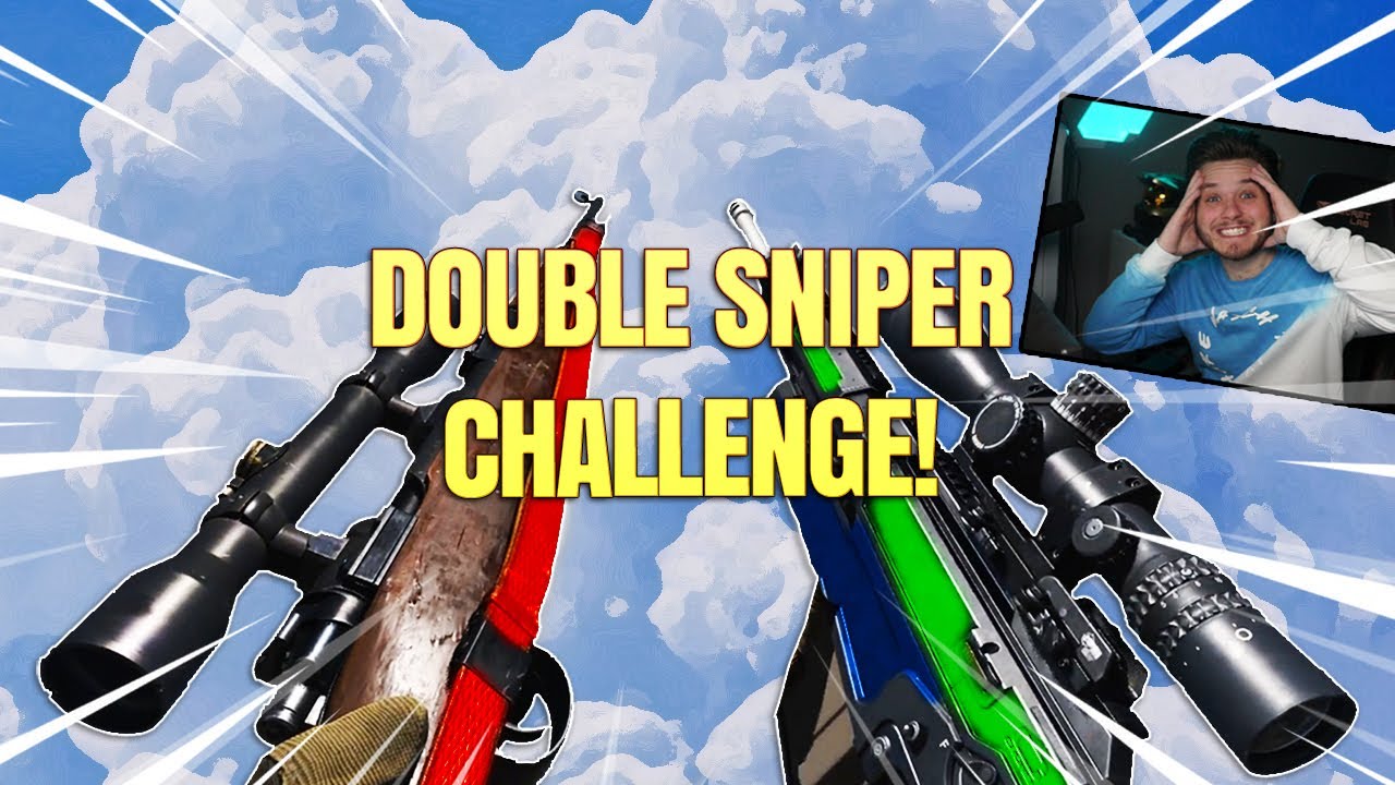 DOUBLE SNIPER CHALLENGE IN WARZONE! (COD WARZONE GAMEPLAY)