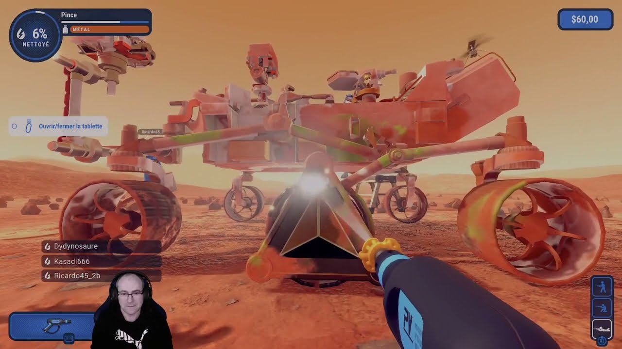 Dydy et son entreprise de Nettoyage - Un tour sur Mars