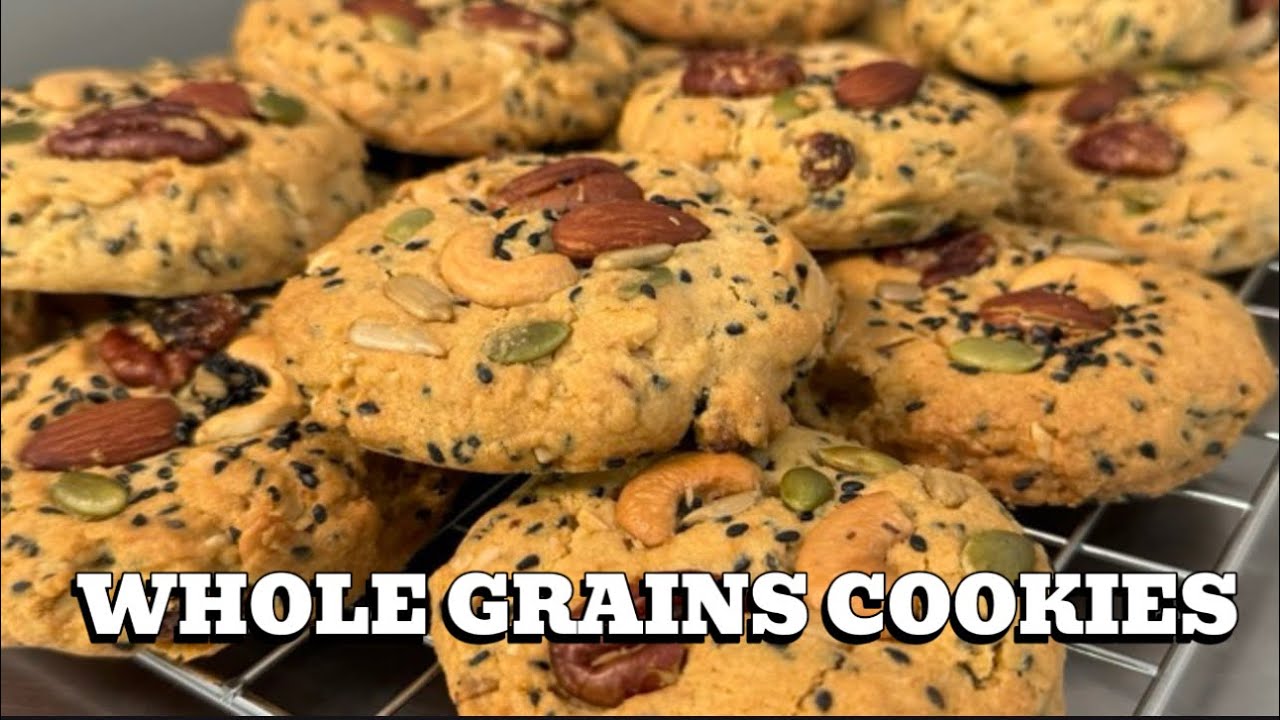 EP. 11 Whole grain cookies | คุ๊กกี้ธัญพืช สูตรอร่อยเพื่อสุขภาพ กรอบนาน