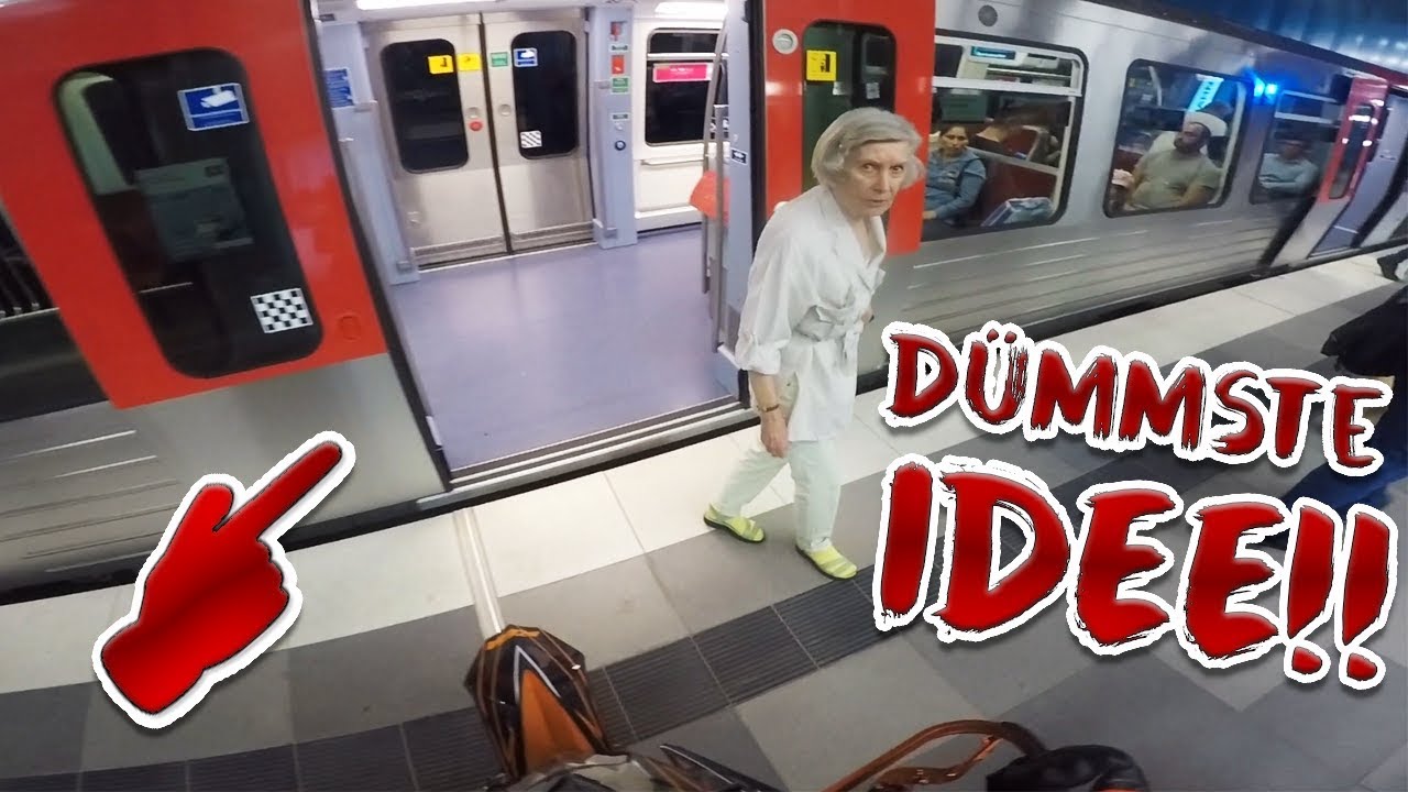 Mit Motorrad Bahn fahren?! | Totale Katastrophe