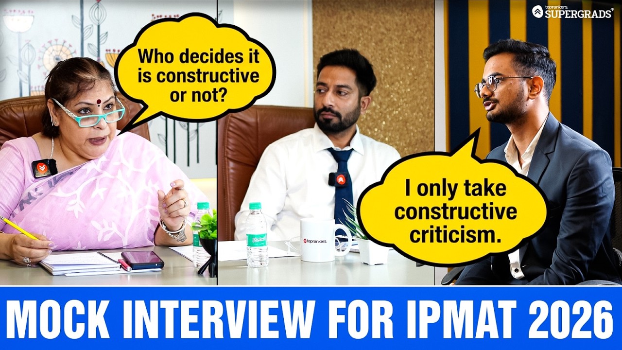 Mock Interview for IPMAT 2026 🔥| IPMAT 2026 Interview Strategy & Tips | IPMAT Interview Prep Tips