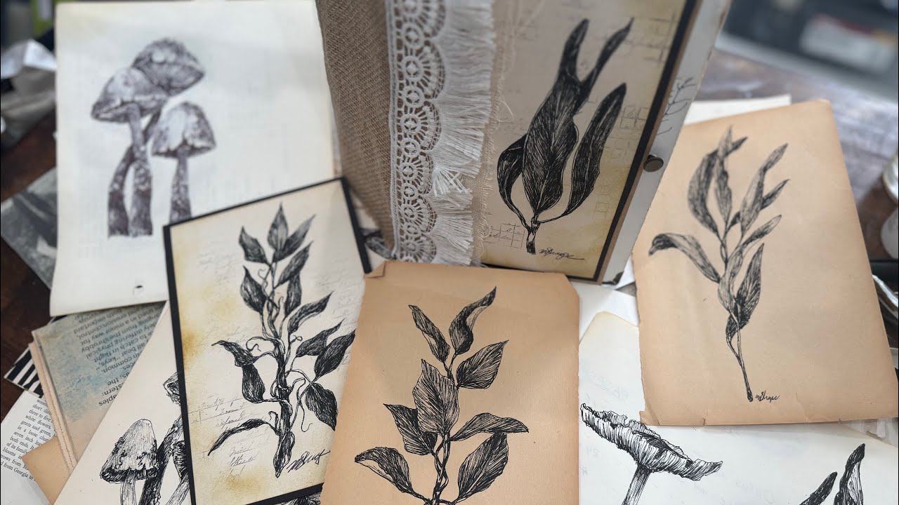 Sketches and latest journal flip through. 