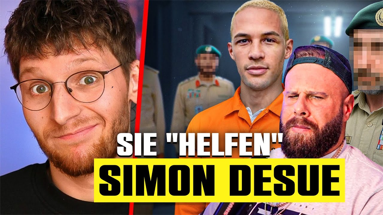 Simon Desue kommt nie wieder aus dem Knast, denn diese Influencer kümmern sich um ihn! Klengan React