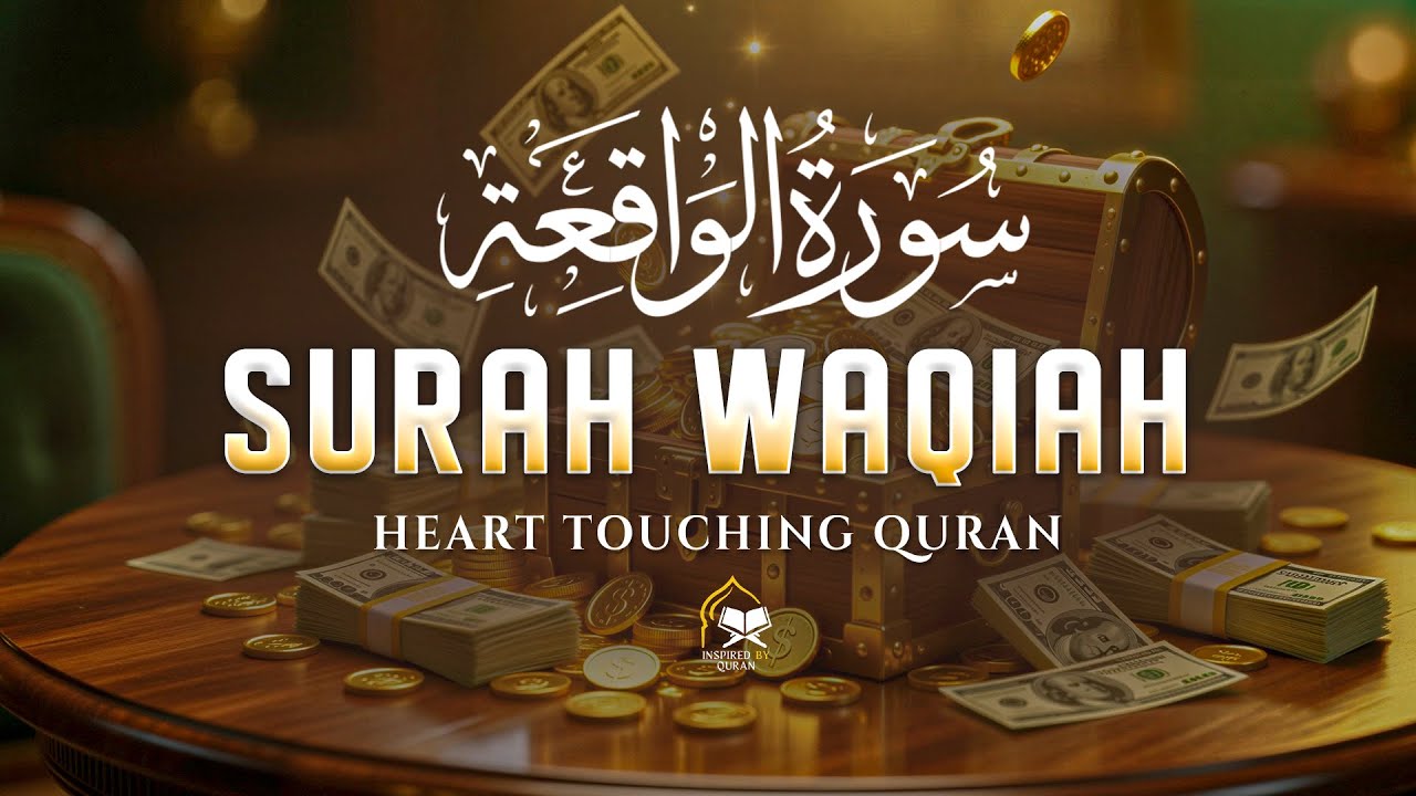 Surah Al-Waqiah سورة الواقعة | Soothing & Beautiful Quran for Barakah, Comfort & Deep Relaxation