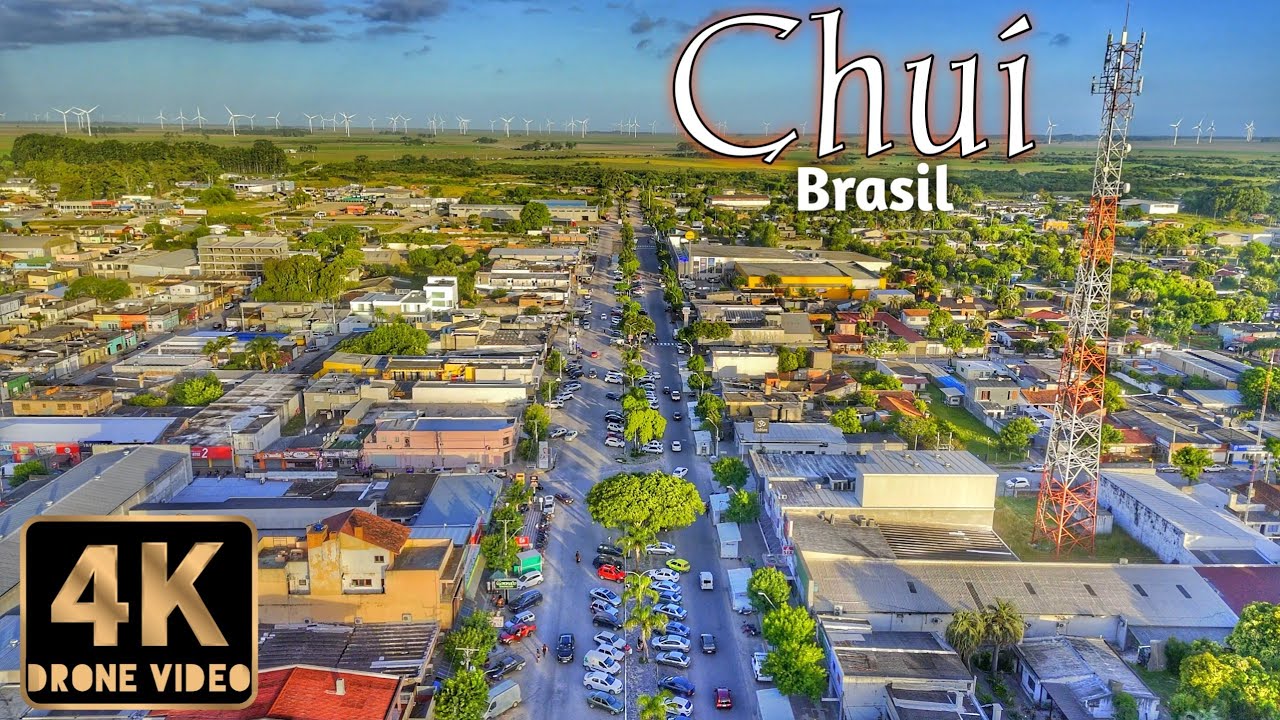 Chuí, Rio Grande do Sul, Brasil 4K HDR Drone