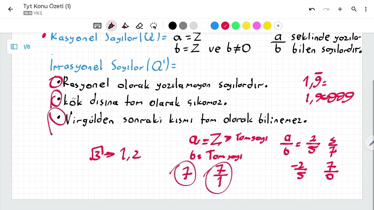 Sayı Kümeleri