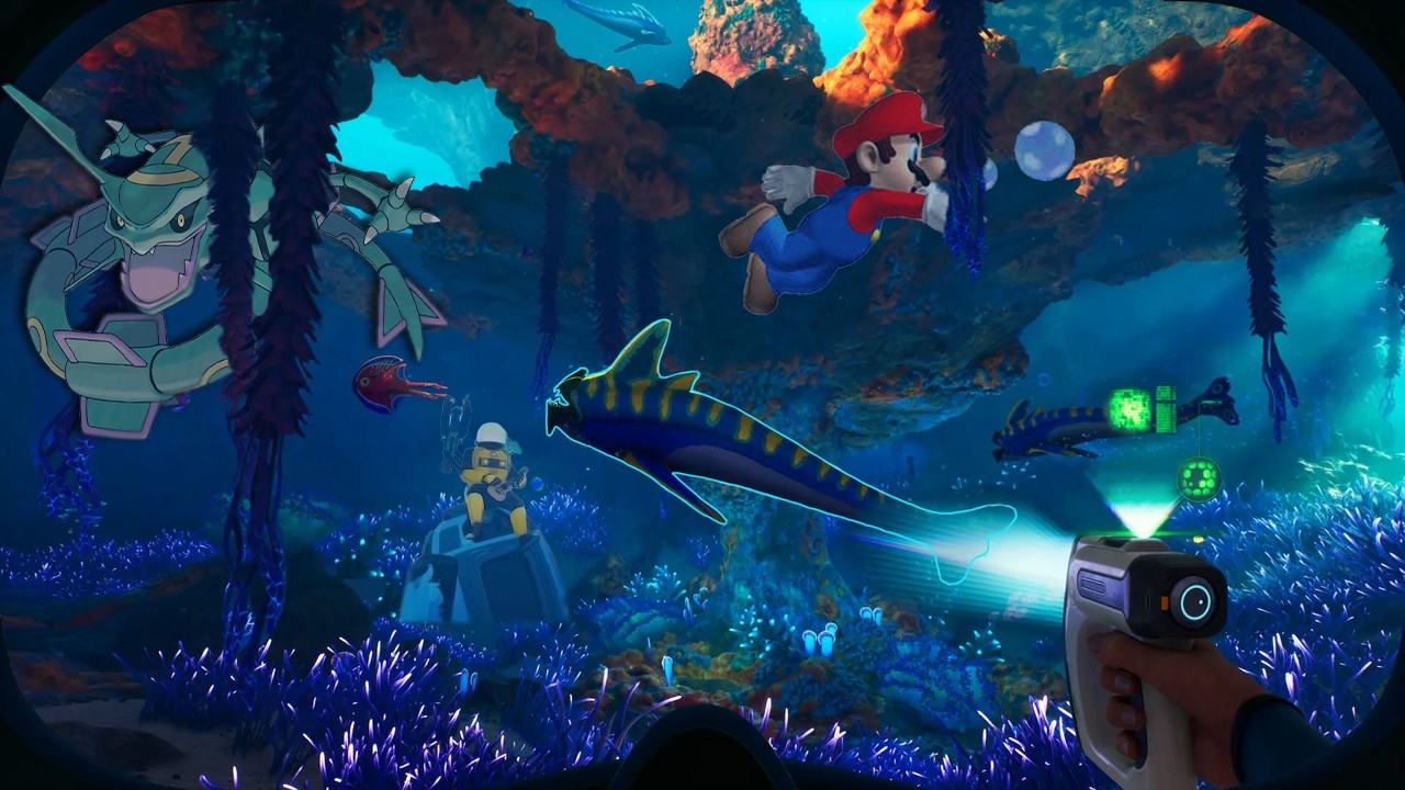 4 different games all randomized together! | Subnautica POV w/ Timmy Derek and Sly