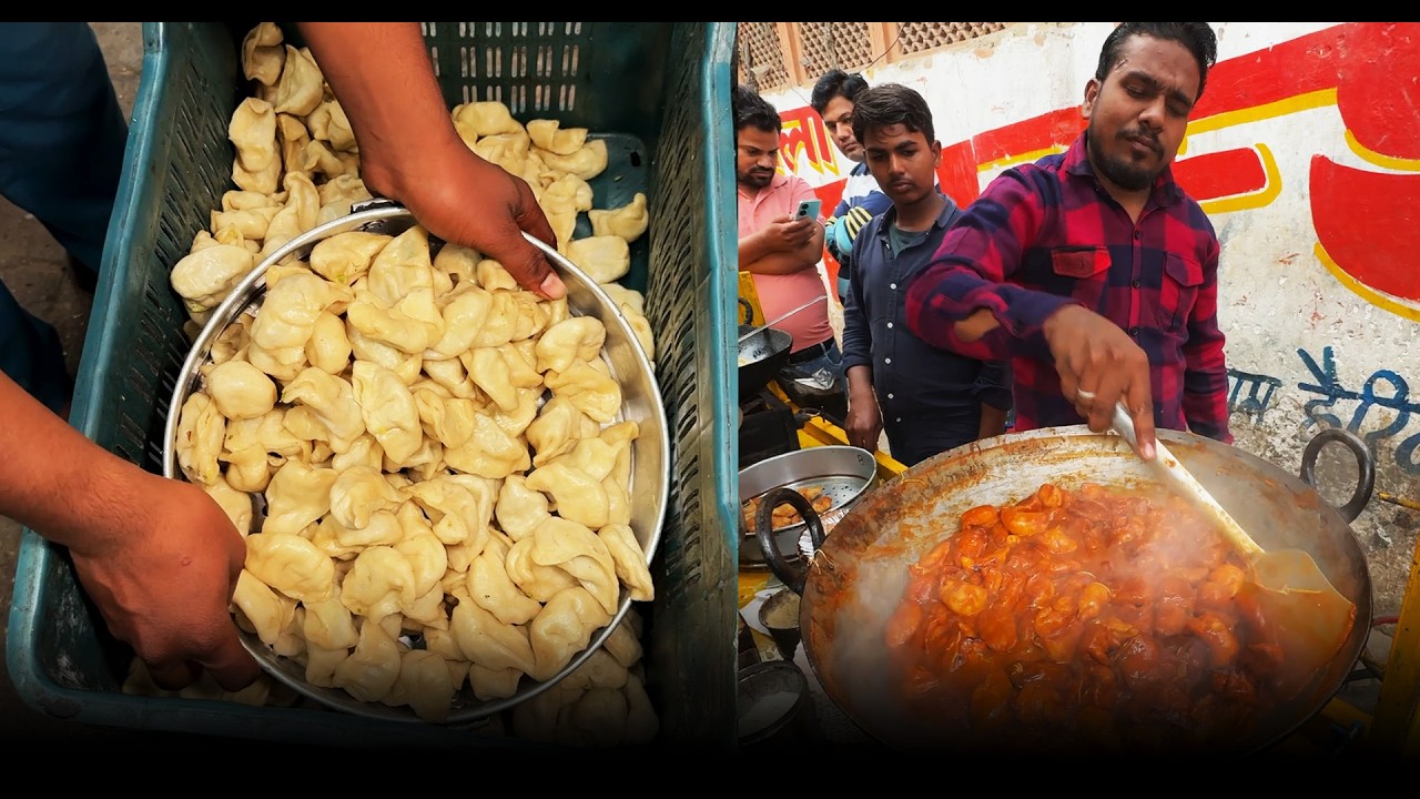 How Jaipur’s VIRAL Black Mamba Momos Are Made! 🌶️😈 | Jaipur Street Food
