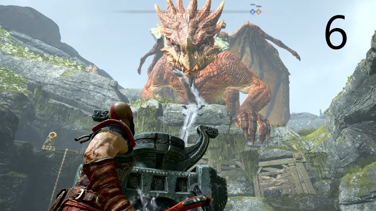 God of War 4 Liberando al dragón encadenado #6