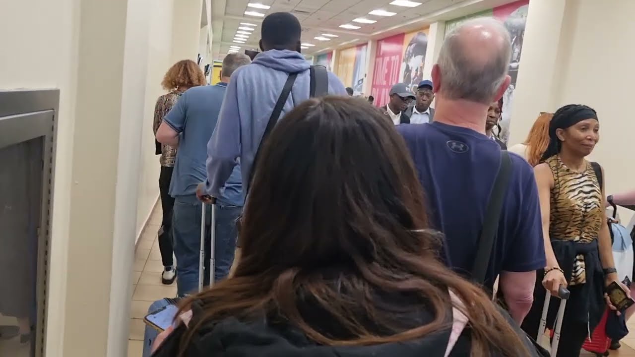 Sangster International Airport Jamaica  The Speedy  Arrival Entry  Ever After Scanning at the Kiosks