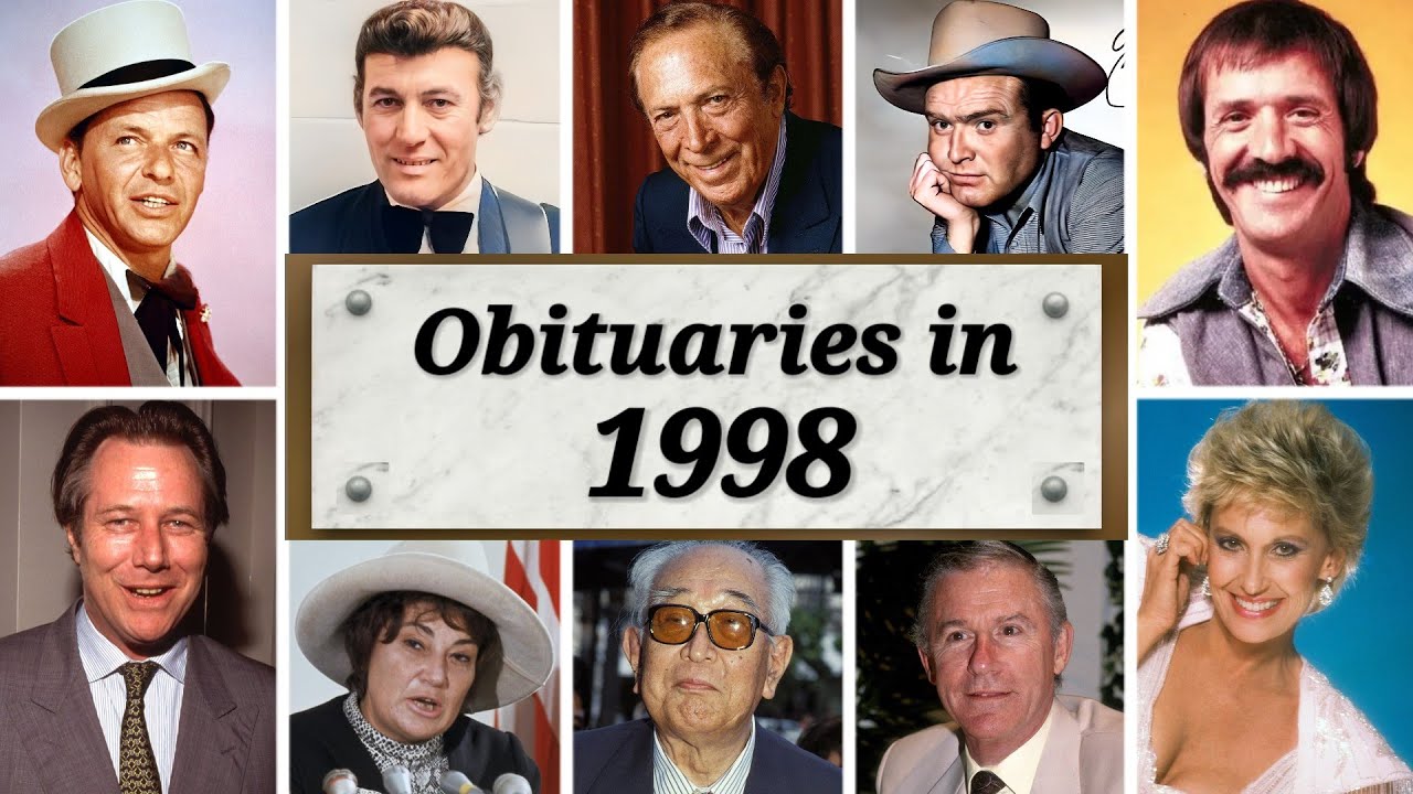 Obituary in 1998: Famous Faces We Lost in 1998