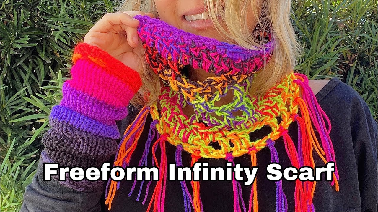 FreeForm Infinity Scarf Crochet Pattern