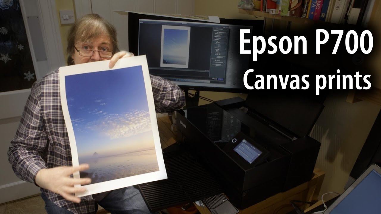 Печать на холсте Epson p700 — с использованием профилей и программного обеспечения EPL (также при...