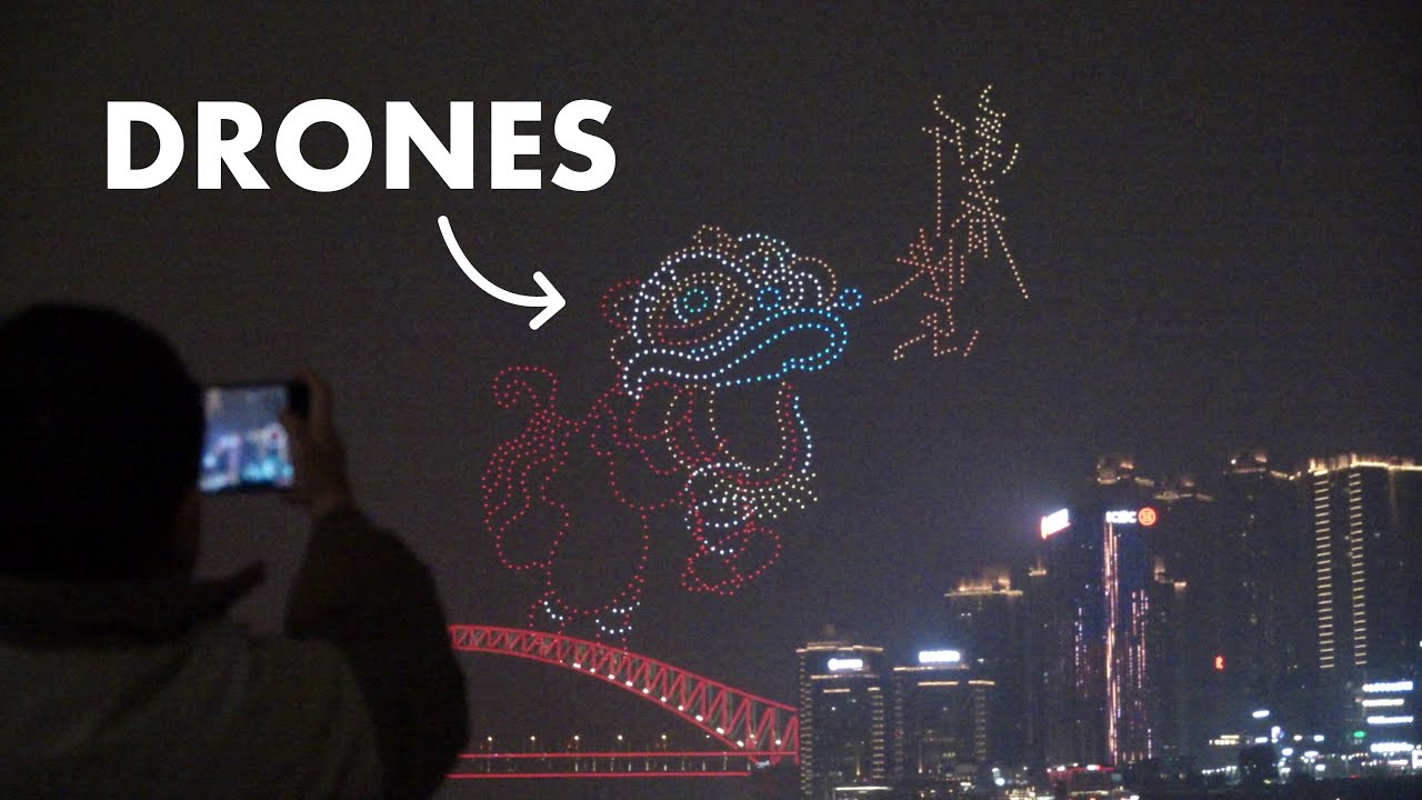 This is a 10 Minute Drone Show in Chongqing