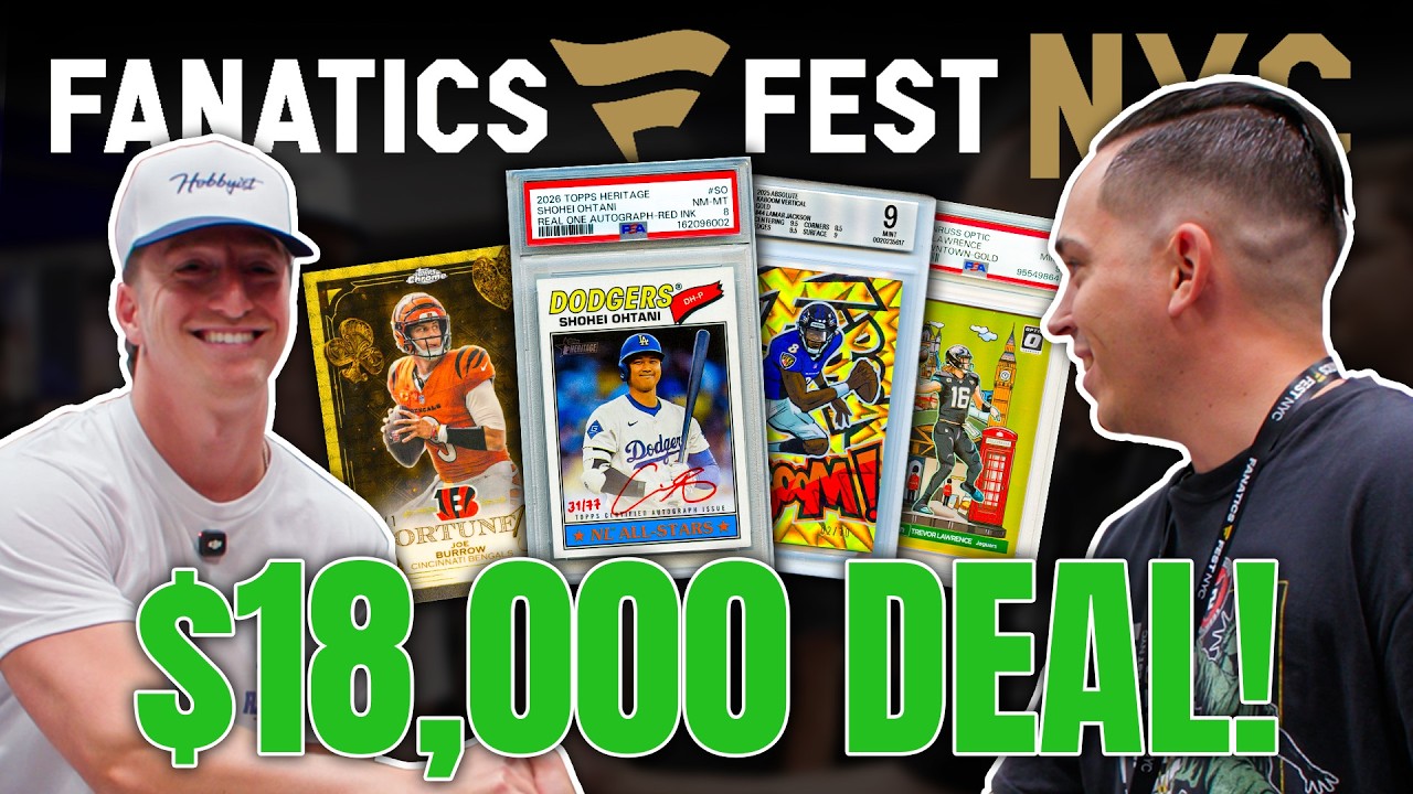 Я заключил ОГРОМНУЮ сделку на 18 000 $ в первый день Fanatics Fest! 🗽