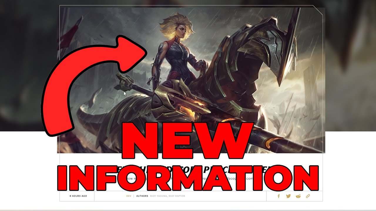 New information on the Rell Midscope Update! | League of Legends | ColsENG