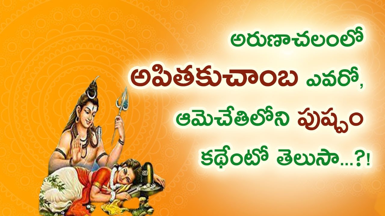 అరుణాచలంలో అపిత కుచాంబ కథేంటి ? | Story of Apitha Kuchamba at Arunachalam