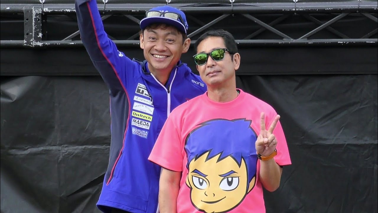 【最終戦】土屋圭市・脇阪寿一 Tｼｬﾂ👕ﾄｰｸｼｮｰ最終章😅☆ブリヂストンブース☆スーパーGT2019.11.03