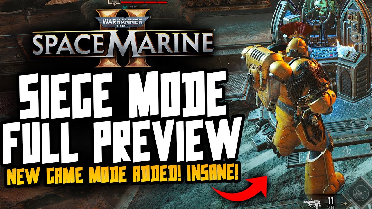 Space Marine 2 - SIEGE MODE FULL PLAYTHROUGH! This is amazing!