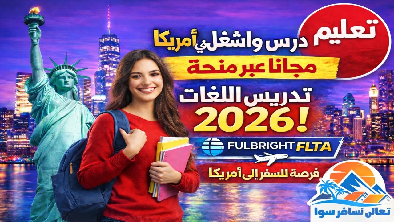 منحة فولبرايت FLTA 2026 🇺🇸 | سافر إلى أمريكا بتمويل كامل + راتب — فرصة نادرة لتدريس اللغة