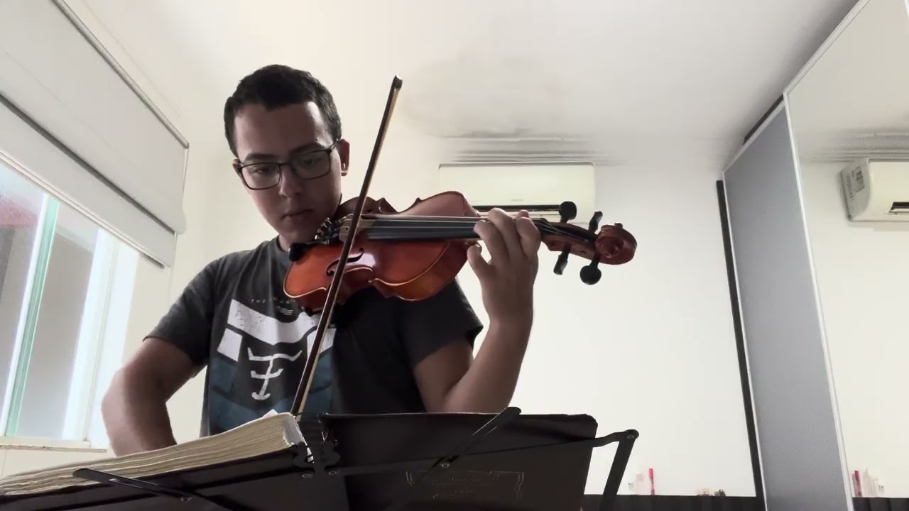 Hino 1 do Hinário 5 no violino | Congregação Cristã no Brasil