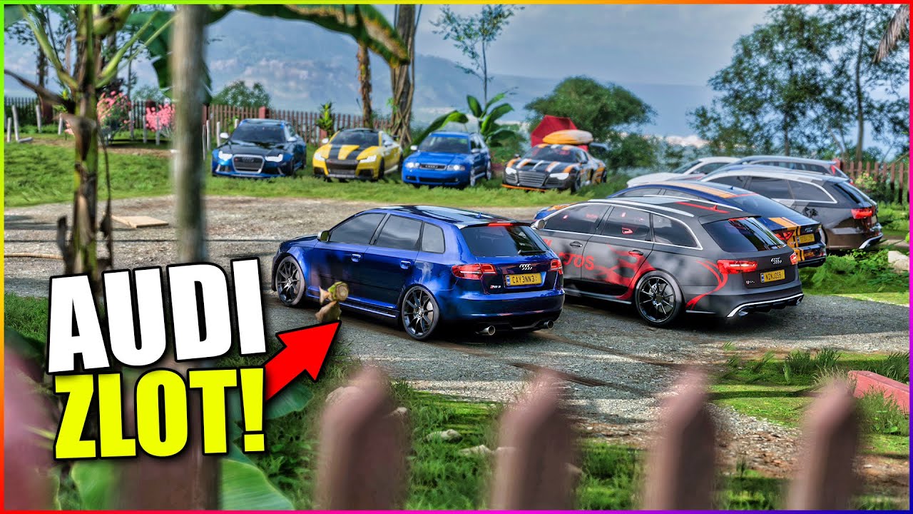 AUDI Zlot *URWAŁEM ZDERZAK* / Forza Horizon 5