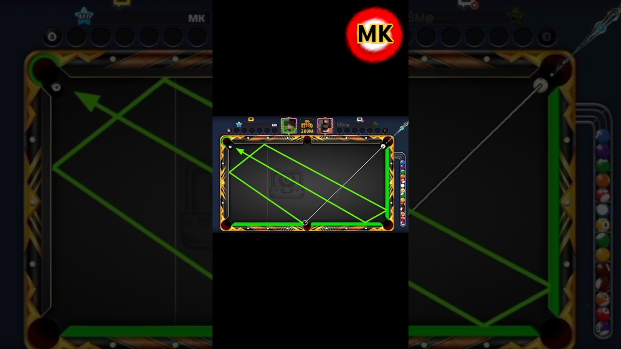 new epic table 200 million amazing trick shot black ball #8ballpool #snooker #shortsfeed