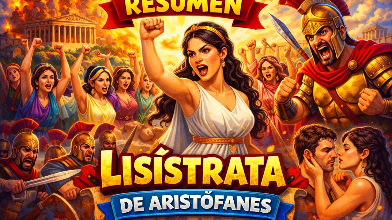 ✅️RESUMEN SUPER EXPLICADO DE : LISÍSTRATA DE ARISTOFANES ✅️