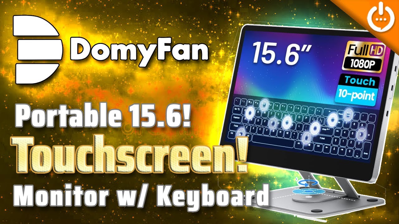 Awesome USB-C Portable Monitor!  DomyFan Portable Touchscreen Monitor