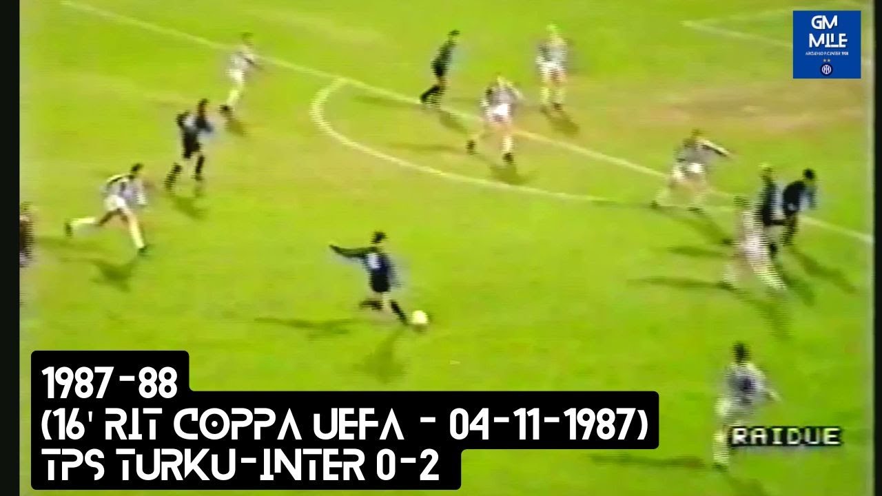 1987-88 (16' Rit Coppa UEFA - 04-11-1987) TPS Turku-INTER 0-2 [Scifo,Altobelli] Rai2