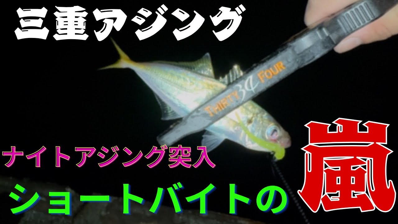 【アジング】　ショートバイトに大苦戦！悶絶アジング！