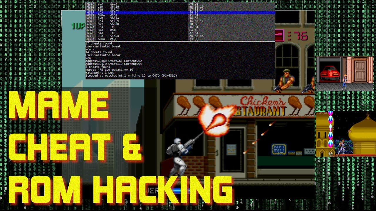 MAME Как создать чит и взломать ROM. УЧЕБНОЕ ПОСОБИЕ