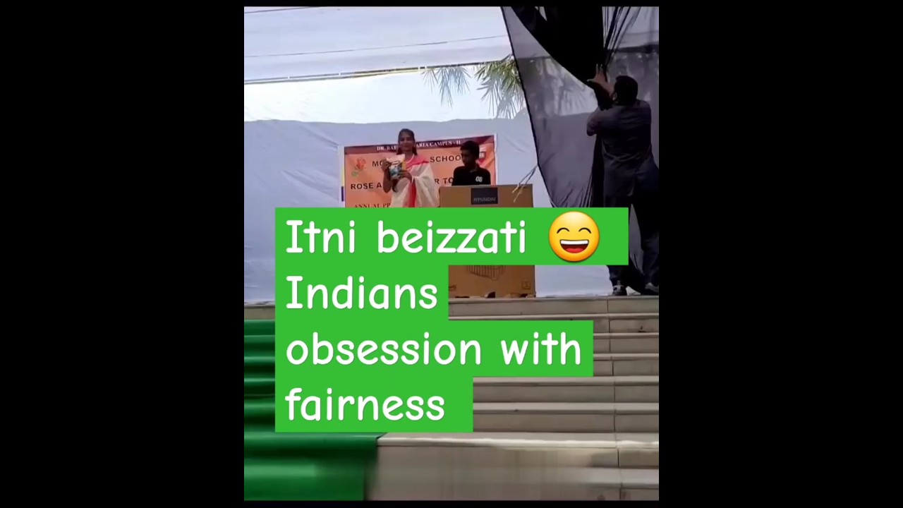 Why are Indians obsessed with fairness #cringe #minivlog #fairness #india #obsessed #values#children
