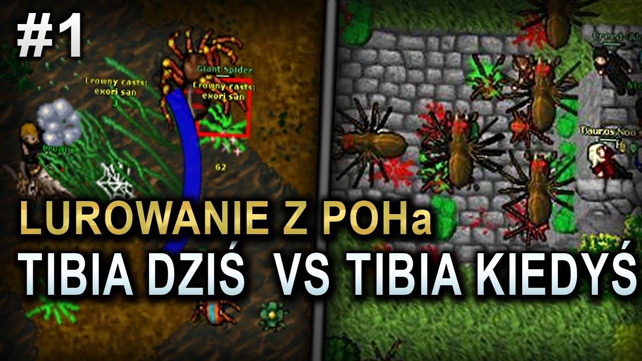 #1 [Tibia dziś vs Tibia kiedyś] Lurowanie z POHa