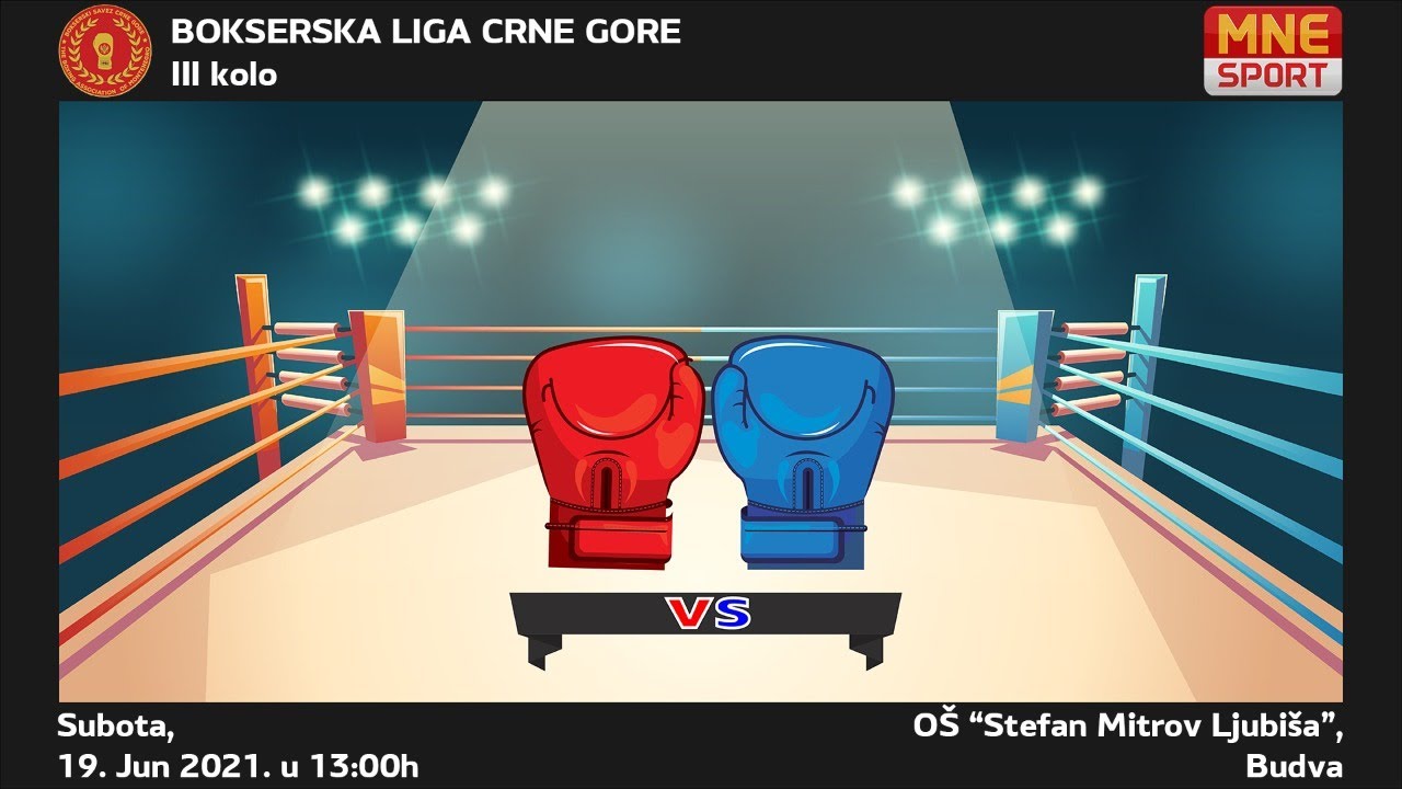 Bokserska liga Crne Gore | 3. kolo | LIVE
