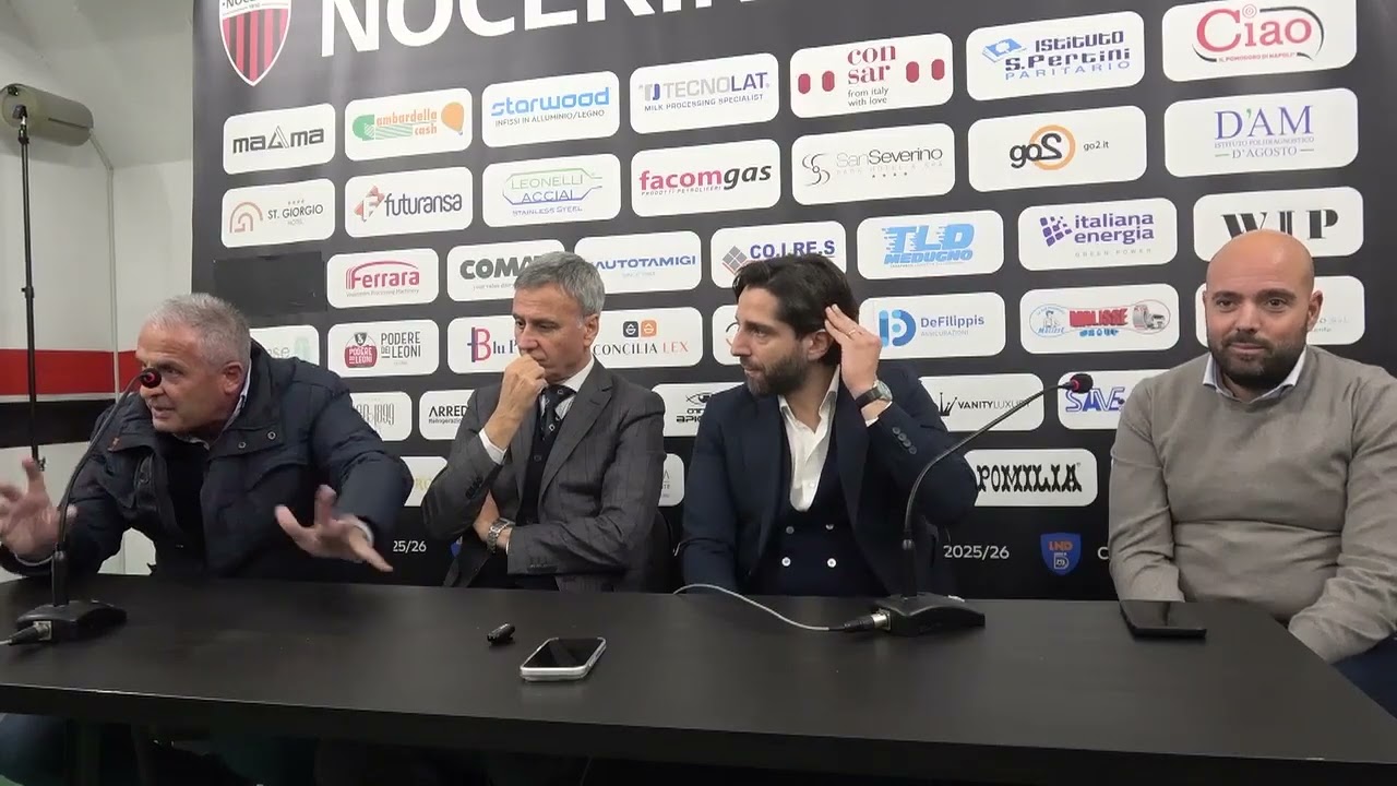 CONFERENZA STAMPA PRESENTAZIONE DS ANTONIO AMODIO.