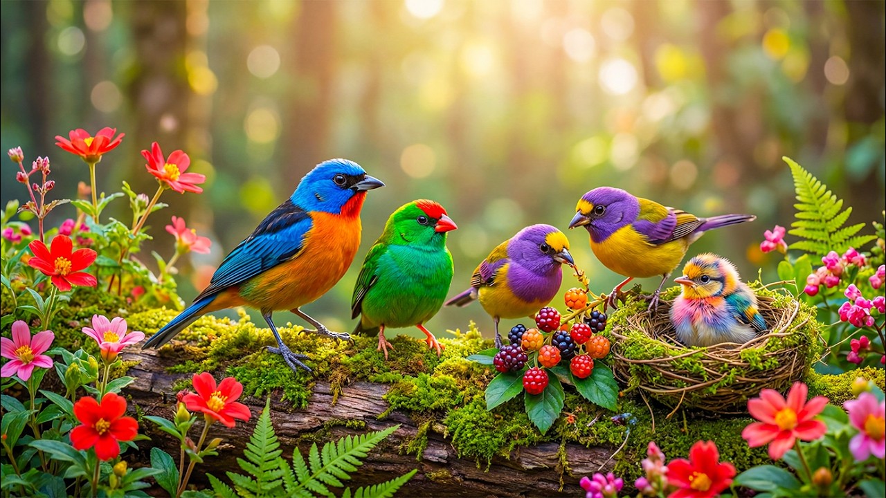 Nature’s Calm: Bird Garden Sounds for Study, Sleep & Relaxation