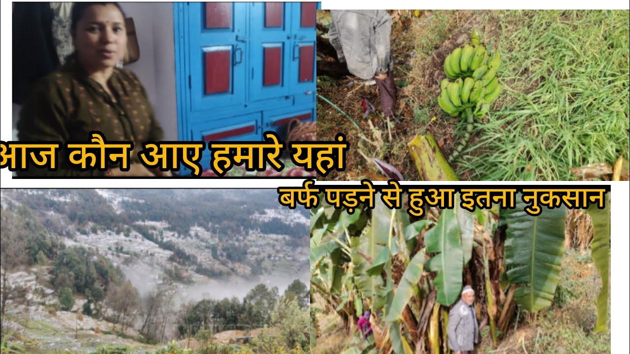 मेरे ससुराल में पड़ी इतनी ज्यादा बर्फ 🥶 हुआ भारी नुकसान 🫢🥺