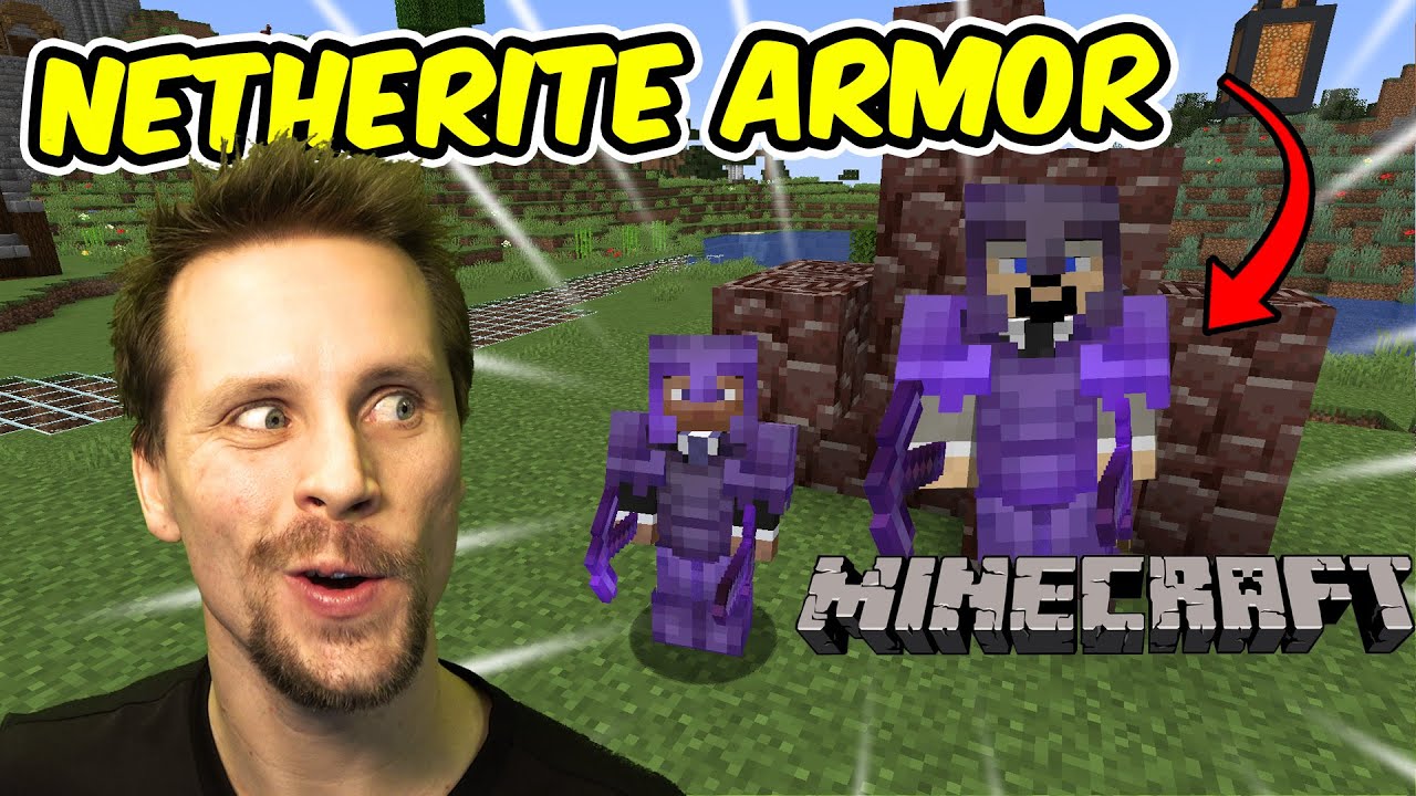 HITTAR NETHERITE MED SPRÄNGDA SÄNGAR I MINECRAFT - Lets play - S6E22