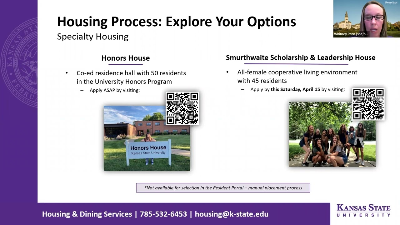 Room Selection Webinar