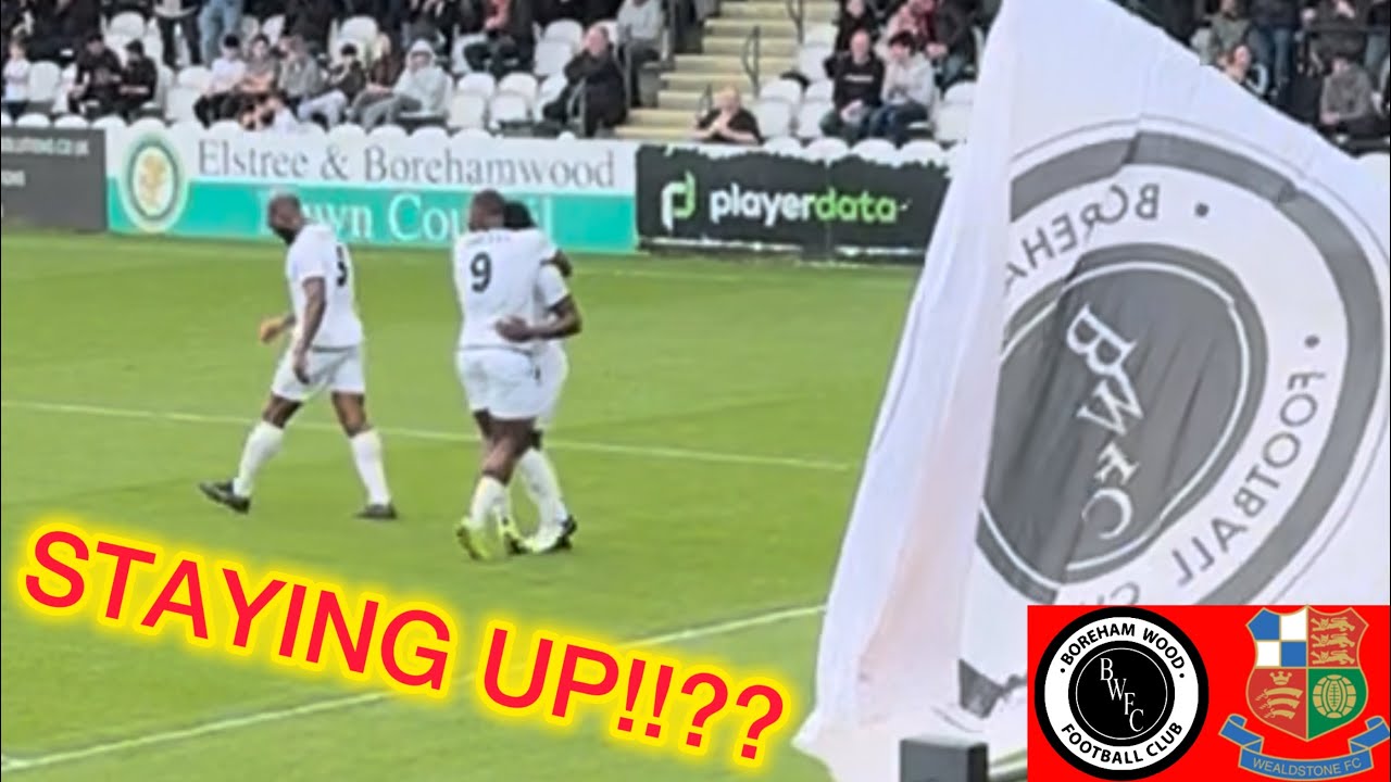 BOREHAM WOOD MOVE TOWARDS SAFETY!!! | Borehamwood v Wealdstone Match Day Vlog