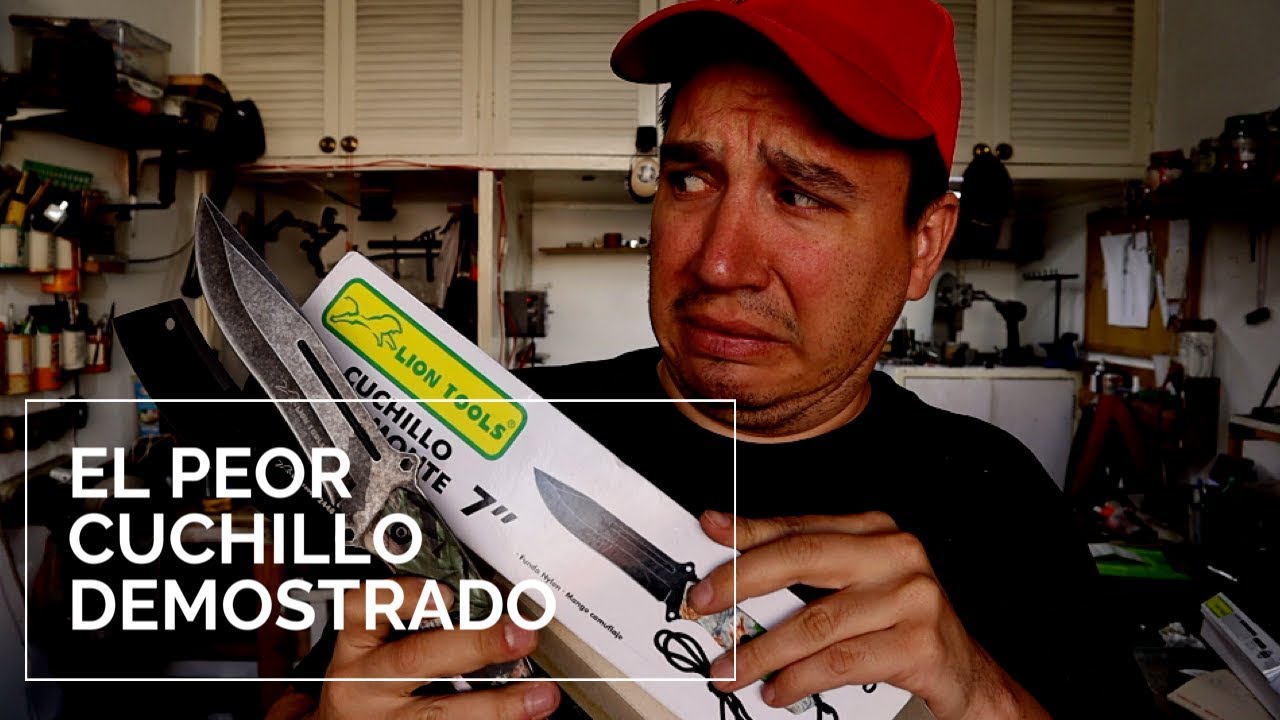 🛑 No compres este cuchillo 🛑 demostrado  TRATO TERMICO
