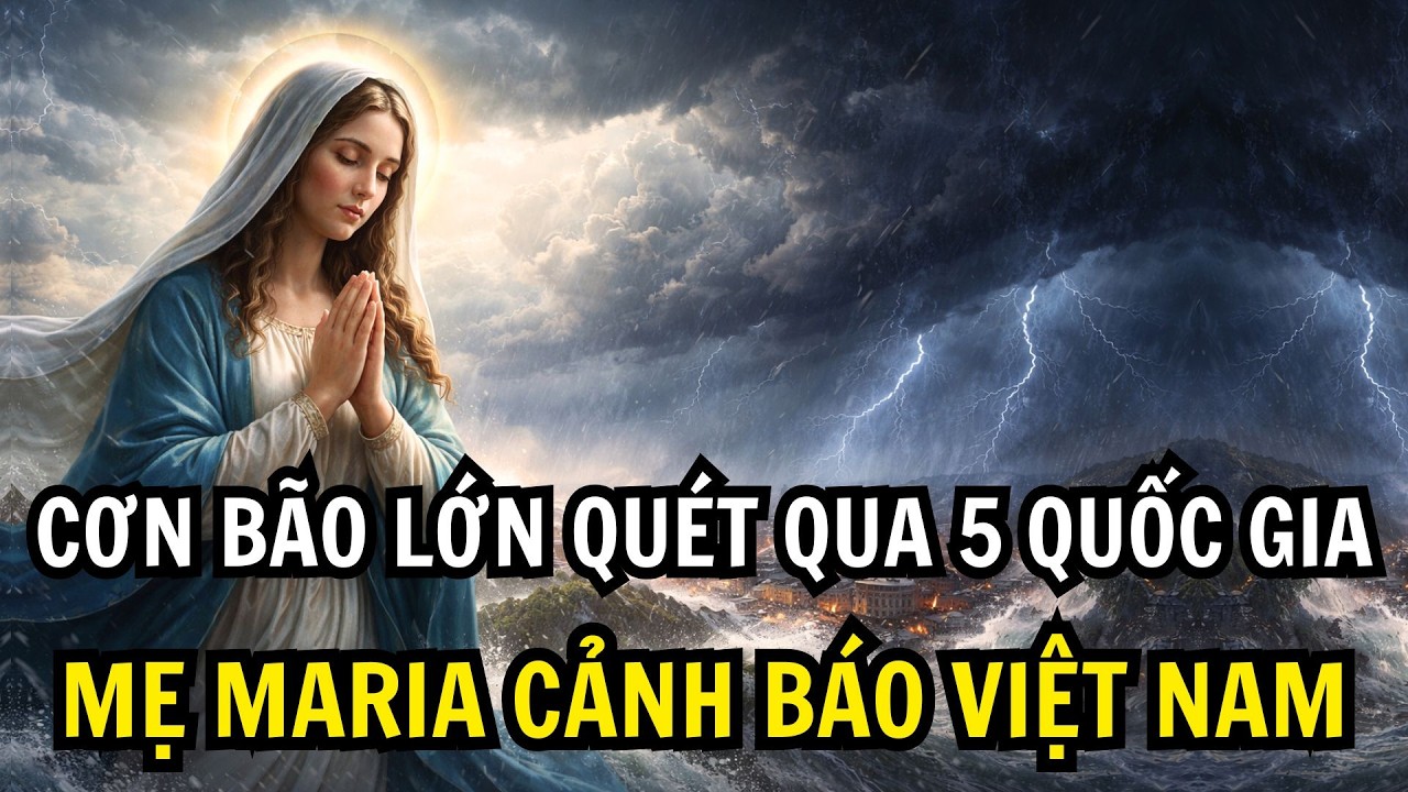 Mẹ Maria Cảnh Báo Việt Nam: 5 Quốc Gia Sắp Gặp Nguy Hiểm Với Cơn Bão Siêu Lớn