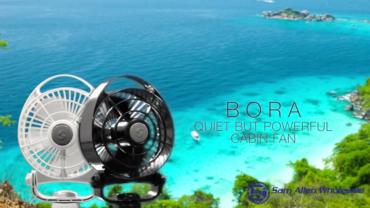 Bora 12V or 24V 3 Speed Fan from SEEKR by Caframo - Available at Sam Allen Wholesale